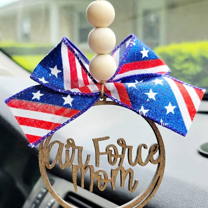 BD Lasers INC. - Wholesale Car Decorative Charm - Women's - Military Mom Car Charms- Navy Army Marine Air Force2