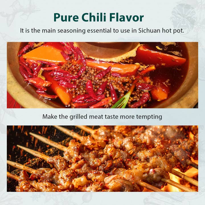 soeos - Wholesale Dried Spice - Soeos Premium Sichuan Chili Powder, Super Hot, 1lb6