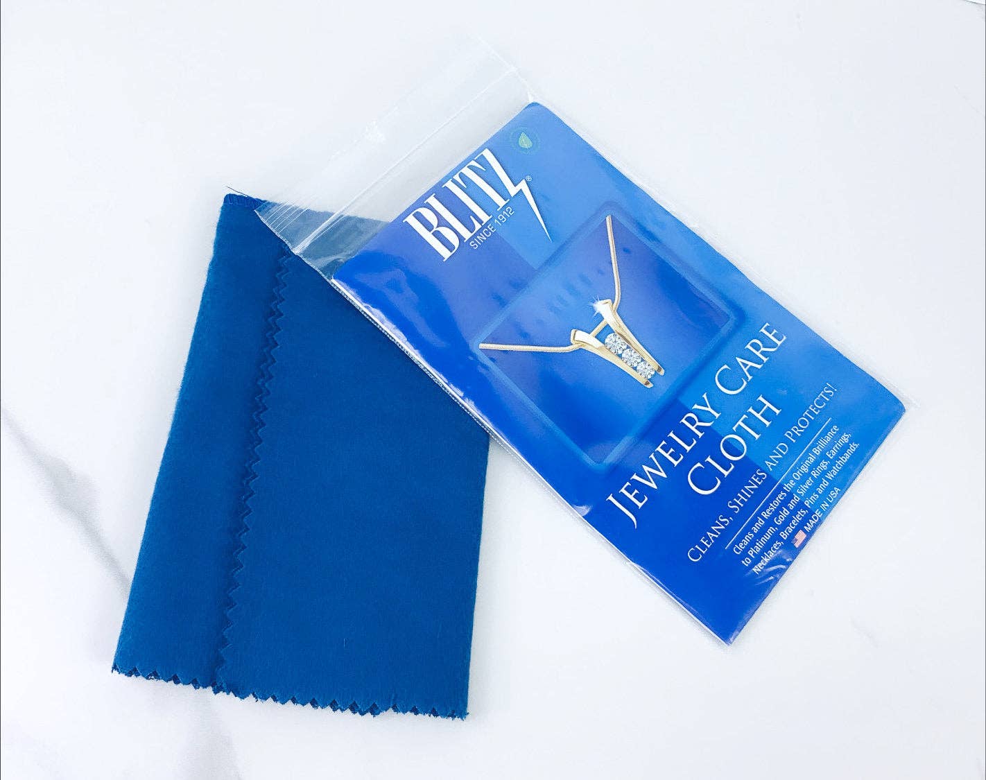 DIJU Jewelry - Wholesale  - Blitz Jewelry Care Cloth, Cleaner for Gold, Silver and Platinum1