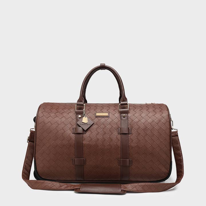 Tote&Carry - Wholesale Luggage - Bodega Rolling Duffle Bag in Brown