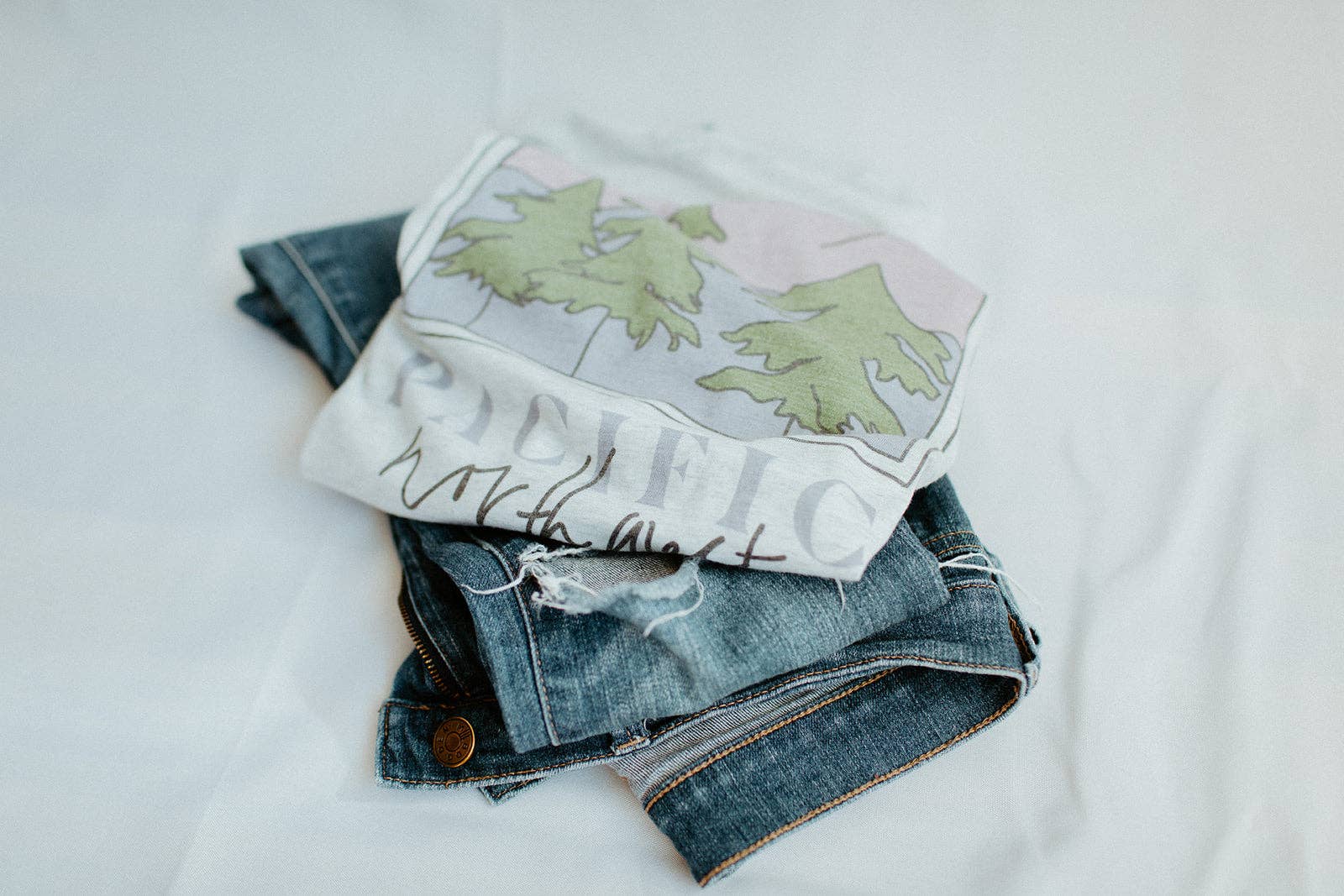 Emerald and Evergreen - Wholesale Screen Printed T-Shirt - Unisex - Mountain Goat3