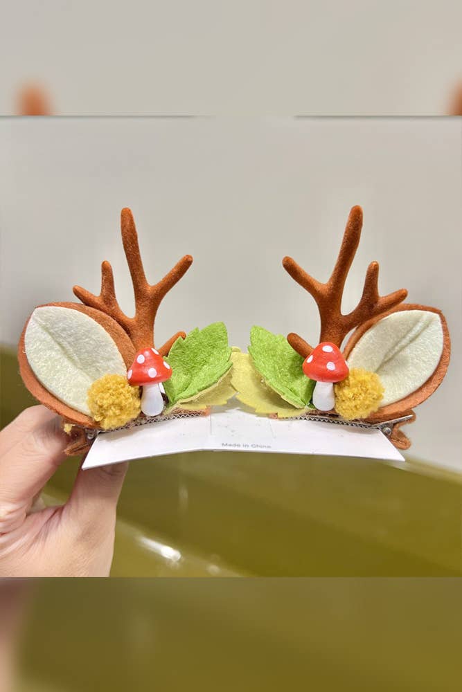 UNISHE - Wholesale Hair Clip - Women's - Christmas Reindeer Hair Clip ZK22341