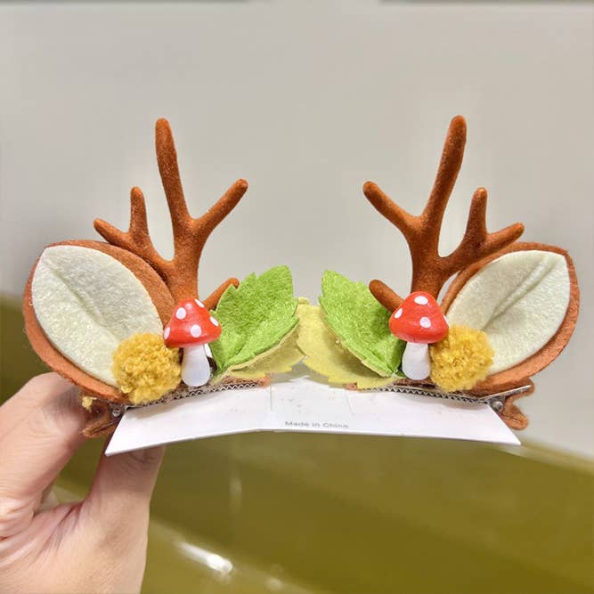 UNISHE - Wholesale Hair Clip - Women's - Christmas Reindeer Hair Clip ZK22341