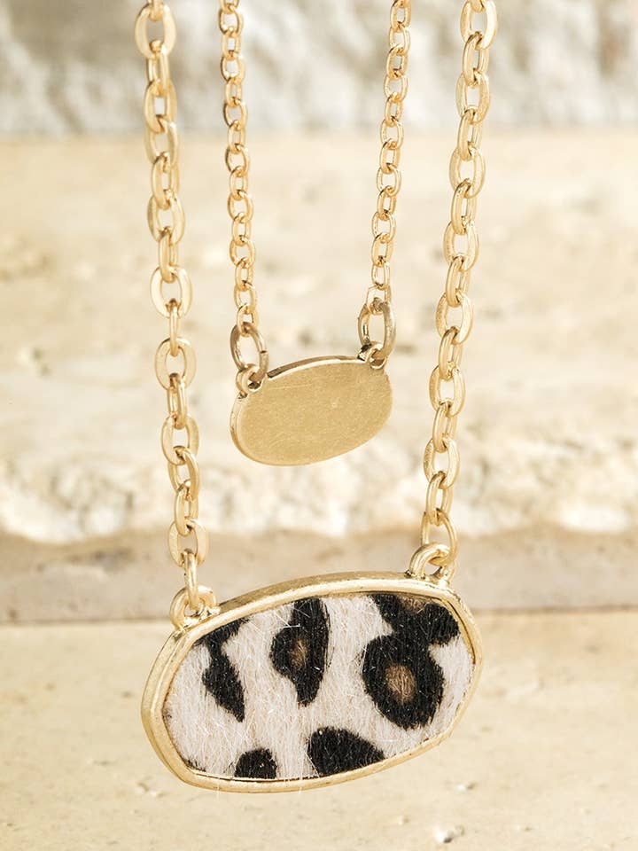 Faux Leather Animal Neklace for wholesale by Urbanista