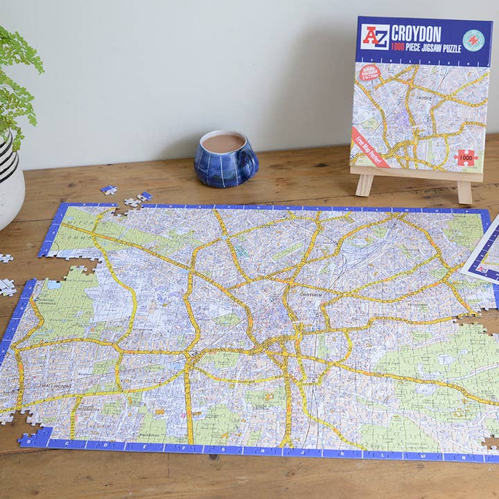 All Jigsaw Puzzles – wholesale Puzzle – Adult – A to Z Map of Croydon 1000 Piece Jigsaw6