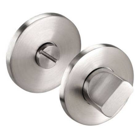 Serrure de porte de salle de bain en acier satiné pour la vente par IronmongeryWorld