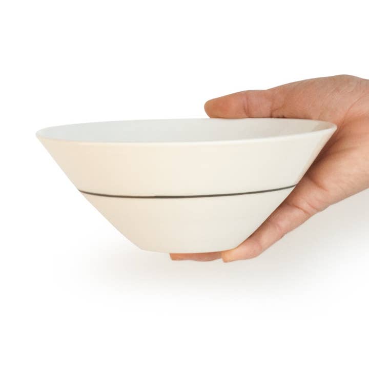 White Porcelain Deep Bowl - 5 Colour Options for wholesale by Sue Ure Maison