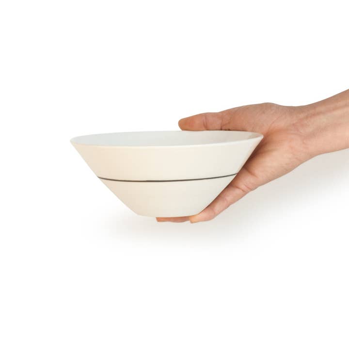 White Porcelain Deep Bowl - 5 Colour Options for wholesale by Sue Ure Maison