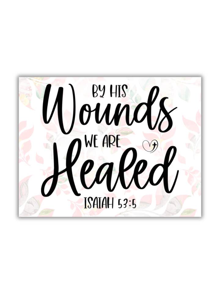 By His Wounds Notecards for wholesale by Be Amazing Paper Company