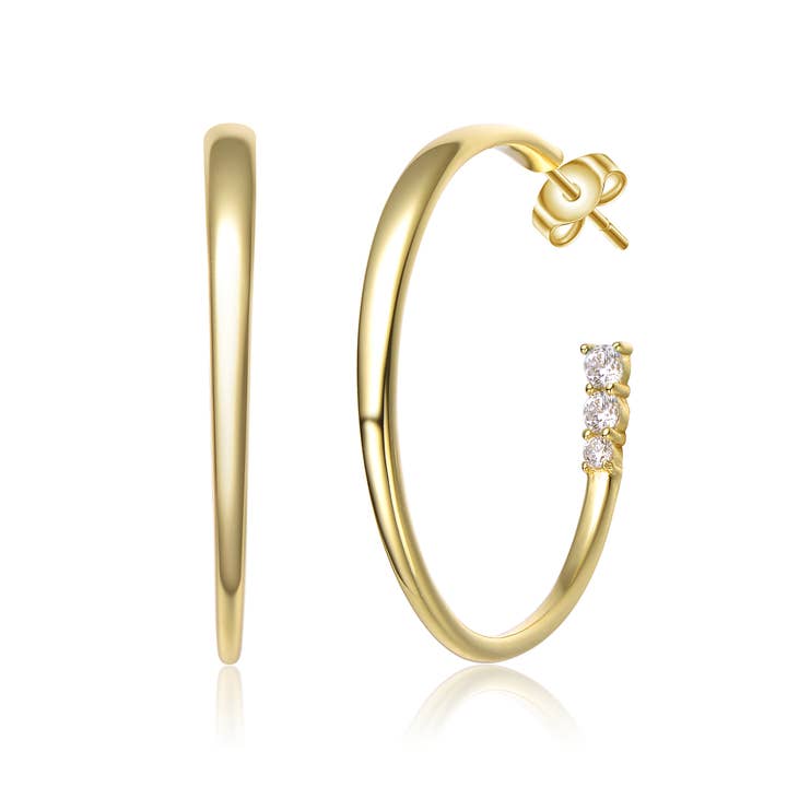 Sterling Silver Cubic Zirconia Earrings(27452) for wholesale by Genevive