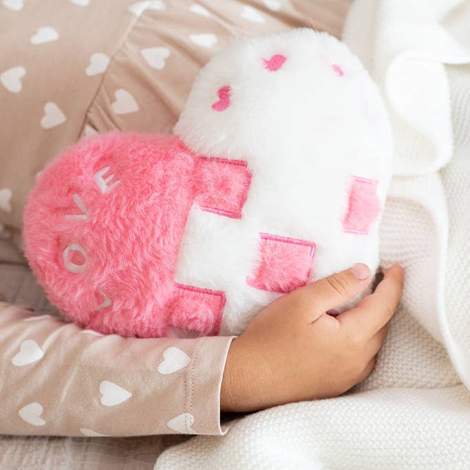 Scandinavian Hearts - Wholesale Stuffed/Plush Toy - Kids & Baby - Woven Heart Plush Stuffy Scandinavian Keepsake Pillow1