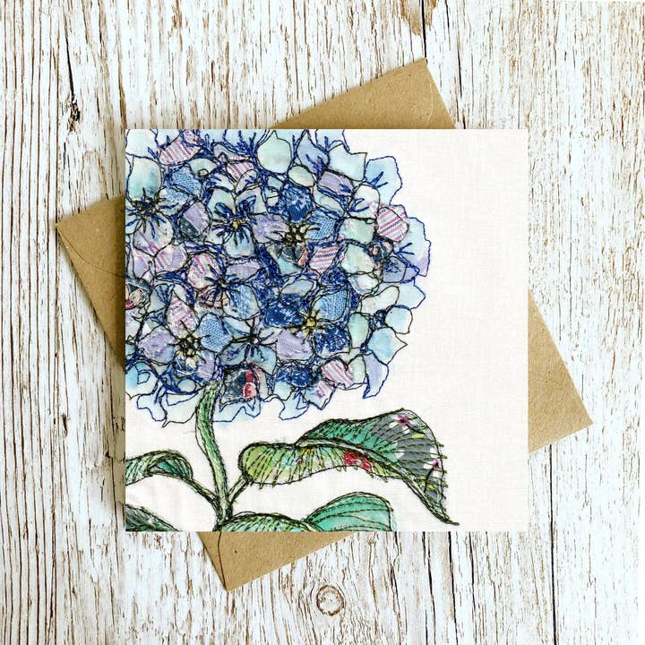 Midsummer Gather Embroidery Art Card for wholesale by Francesca Kemp Textile Art