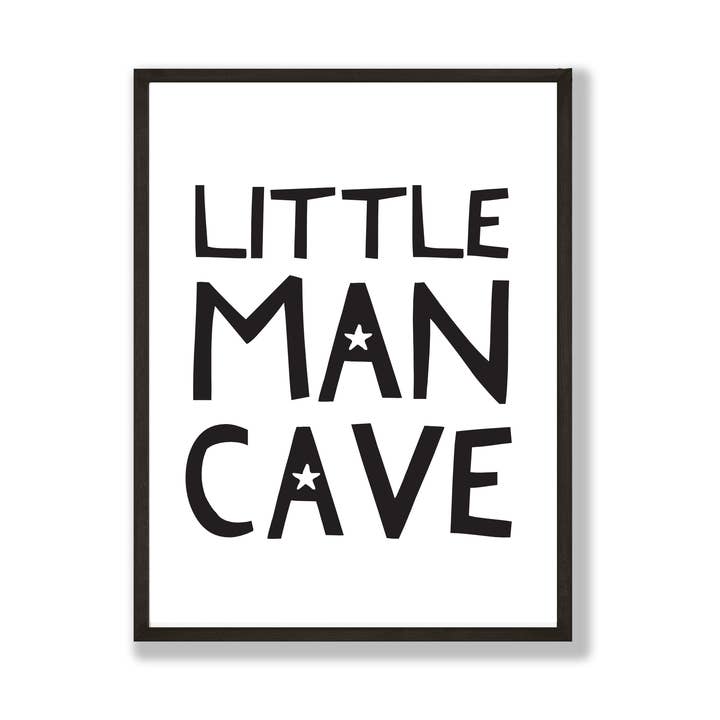 Imprimé grotte Little Man pour la vente par Word Up Creative
