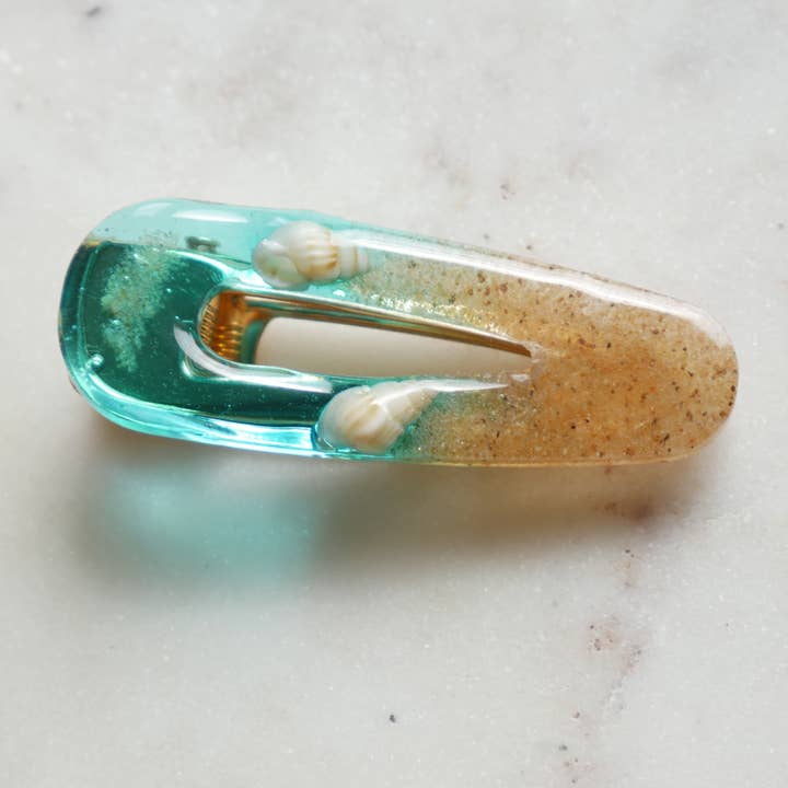 Hair clip - Ocean for wholesale by Kimberley Dubé Atelier