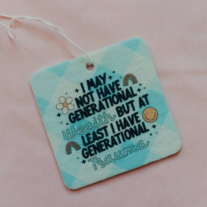 Car Air Freshener, Generational Trauma for wholesale by Sonny Rising