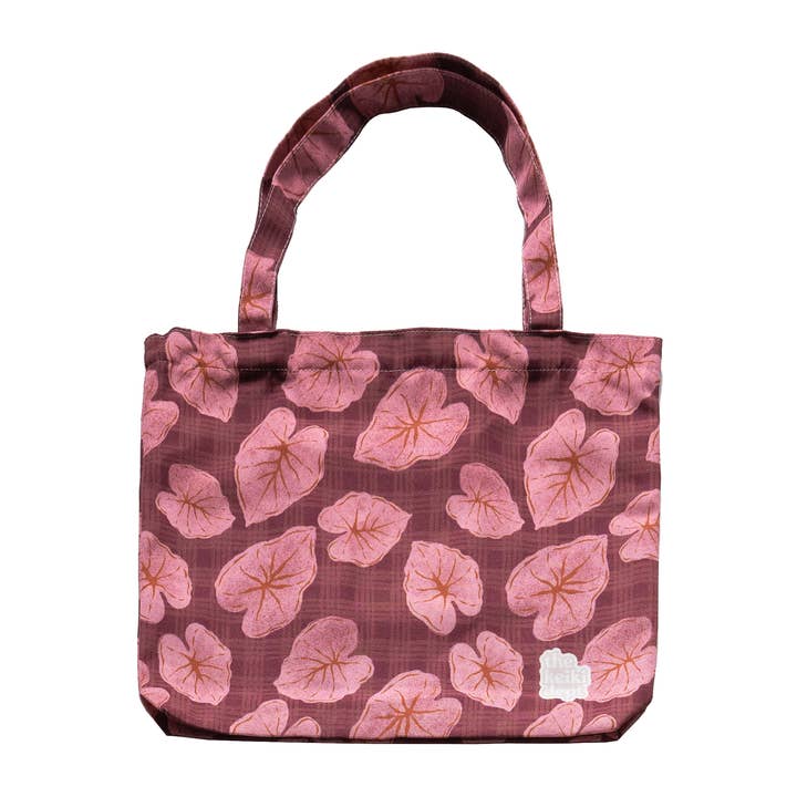 Bolso Tote de Lona con Cremallera Palaka Kalo para venta al por mayor de The Keiki Dept
