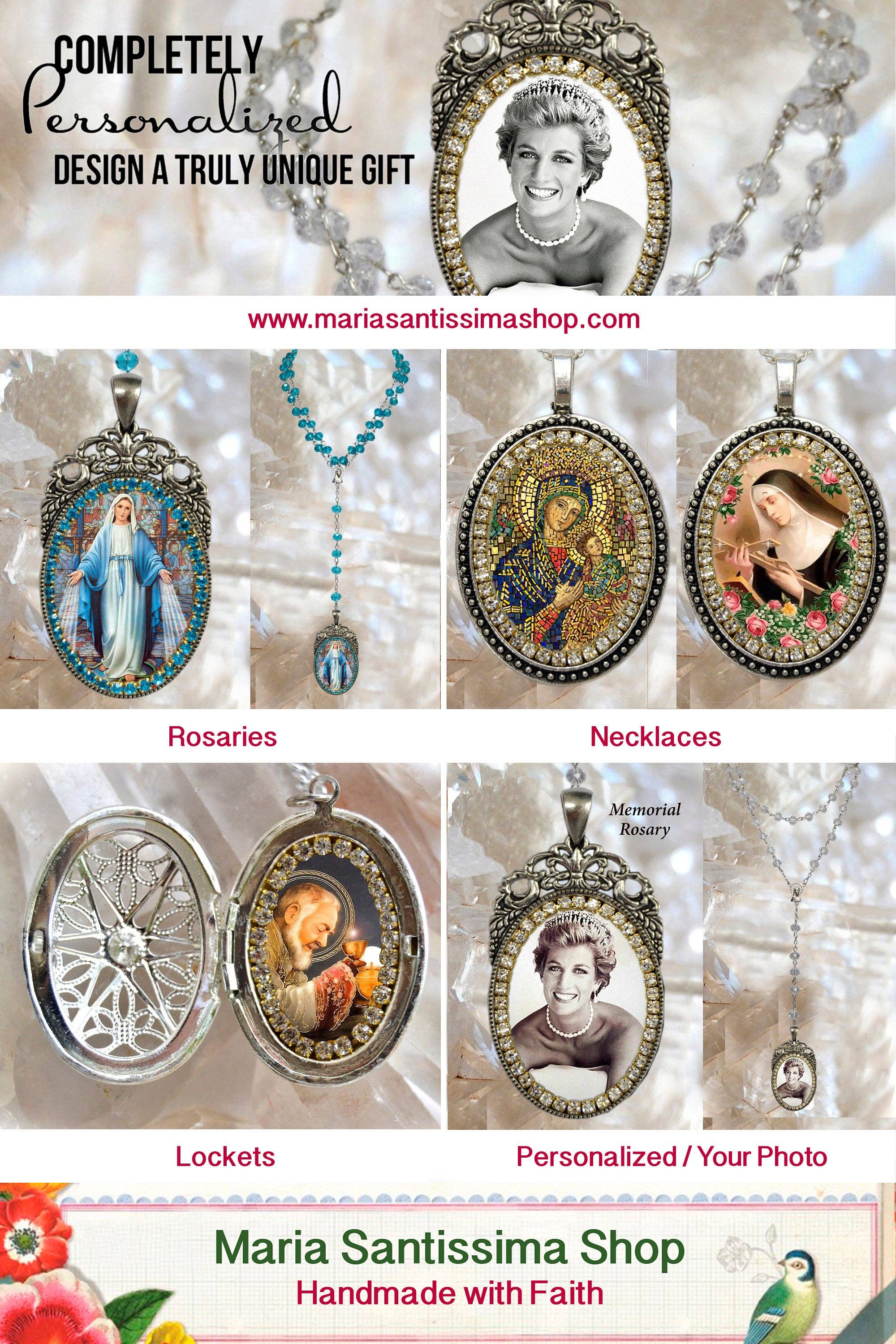 MariaSantissimaShop - Wholesale Pendant/Charm Necklace - Goddess Lakshmi Handmade Necklace Hindu Jewelry Medal Pendant3