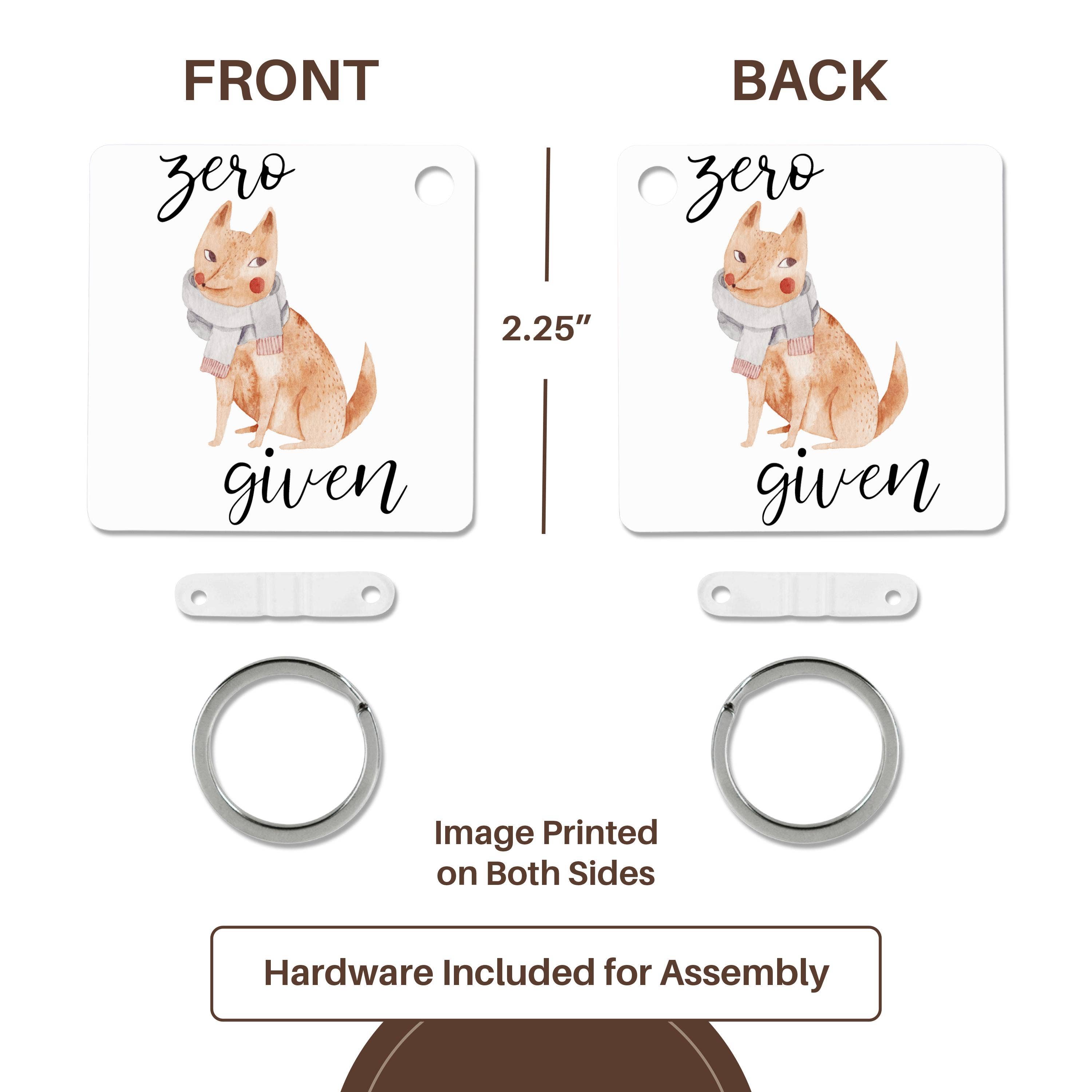 3dRose – wholesale Keychain – Unisex – 3dRose, Zero Fox Given Winter, Key Chain4