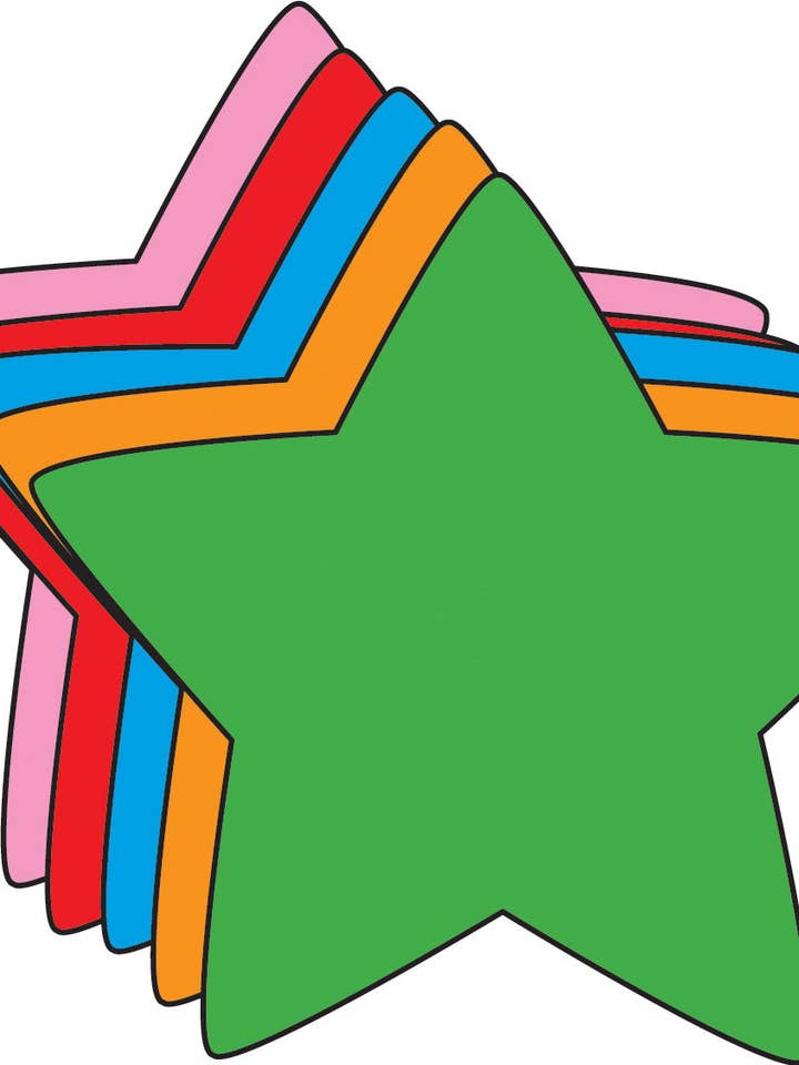 Lille Assorteret Cut-Out - Stjerne for engroshandel hos Creative Shapes Etc.