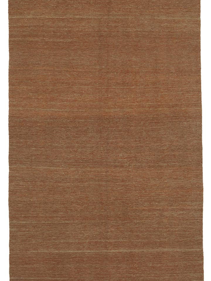 Tapis Kilim Contemporain Orange 6x10 - 30165 pour la vente par RUG N CARPET