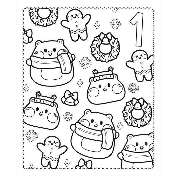 Simon & Schuster - Wholesale Coloring & Activity Book - Kids & Baby - Markerific: Christmas Advent Coloring by1