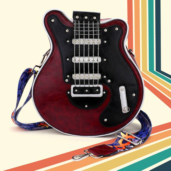 Sensibling Corp. - Wholesale Crossbody Bag - Women's - Electronic Guitar Shaped Crossbody Bag