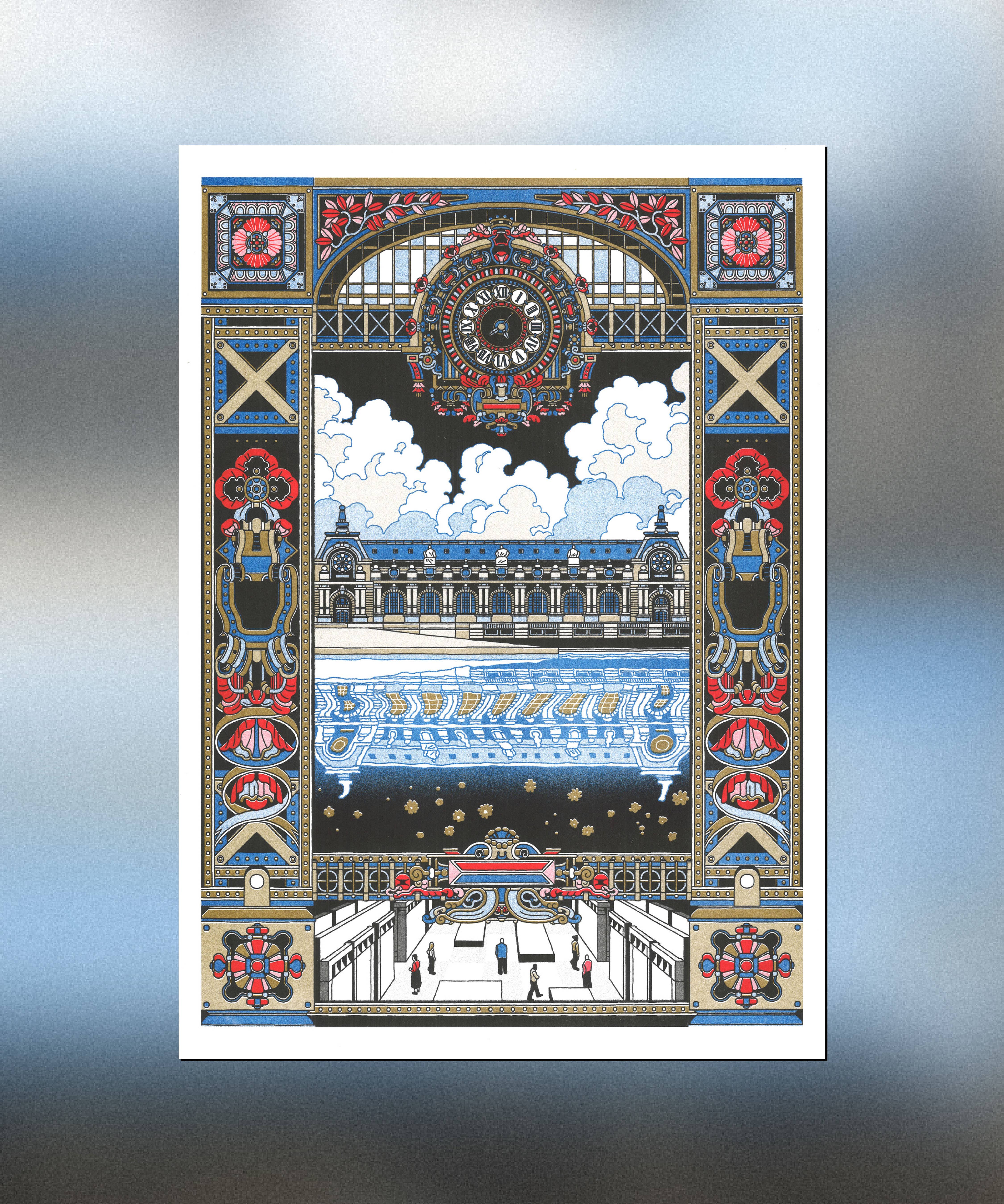 KIBLIND Atelier - Wholesale Poster - A3 Poster - The Orsay Museum - Jisu Choi1