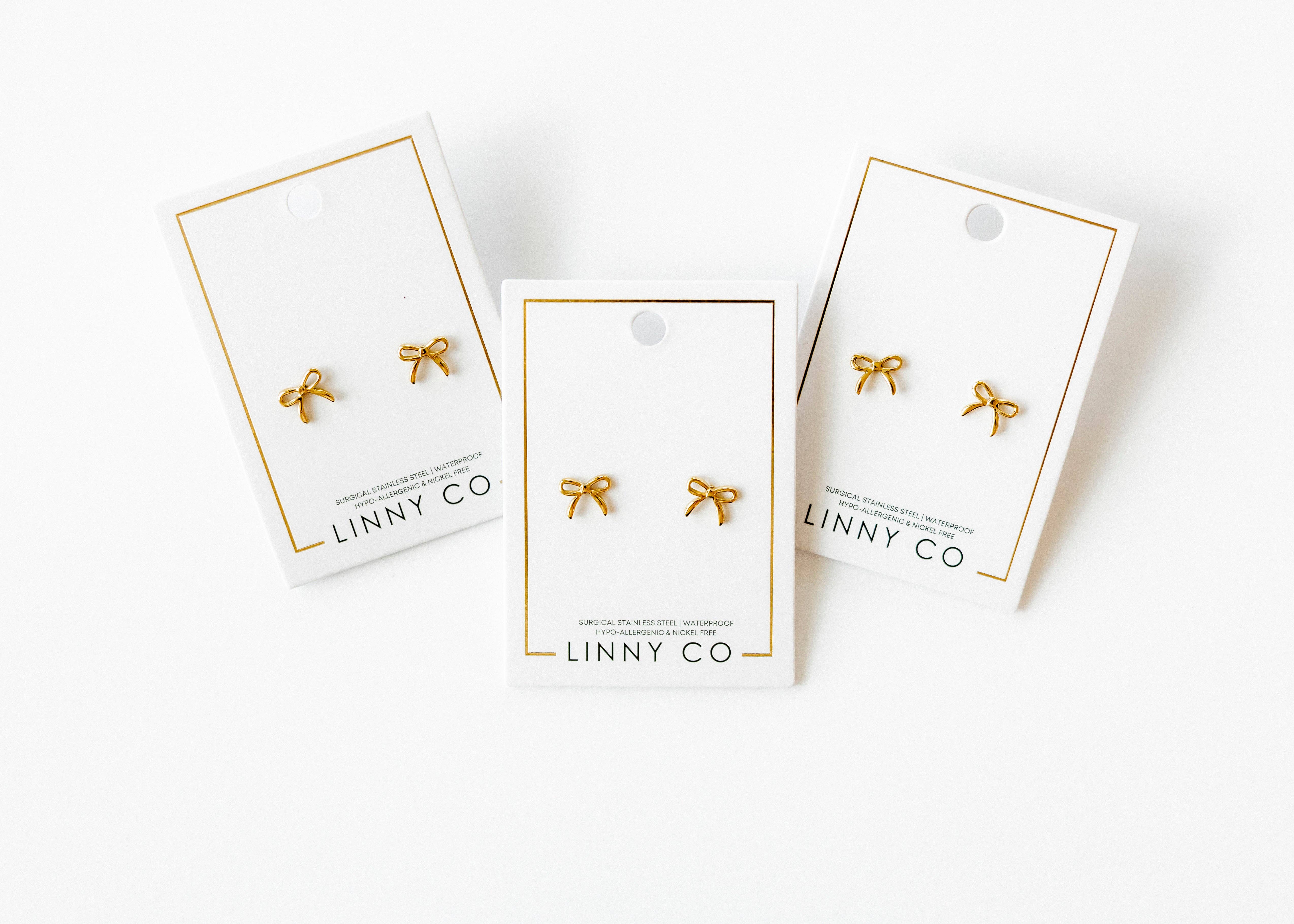 LINNY CO - Wholesale Stud/Post Earrings - Screwback Stud Earrings - Sadie - Gold12