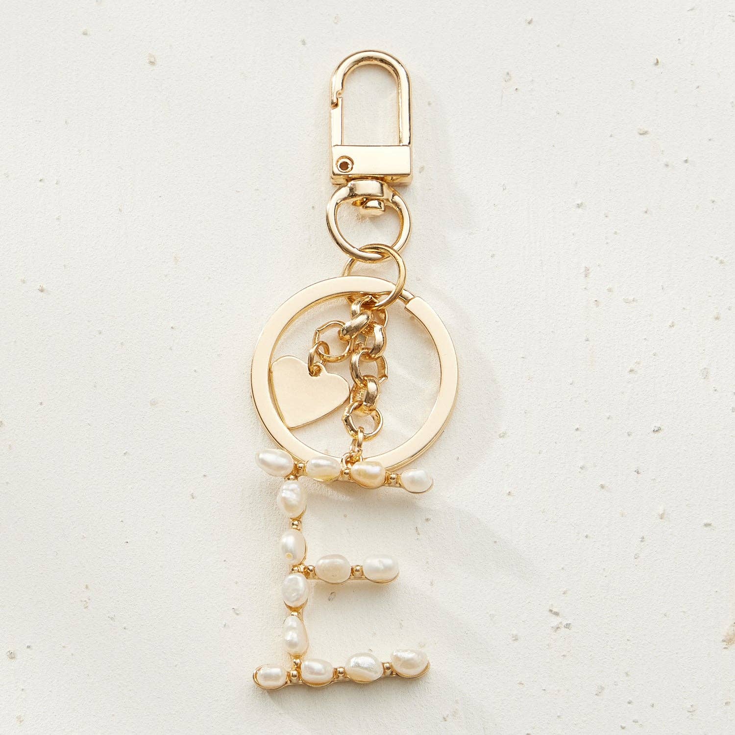 Frem – Porta-chaves - Mulher por atacado – Chaveiro inicial de pérolas de água doce2