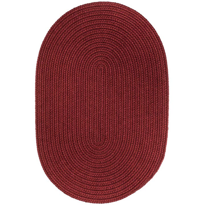 WearEver Area Rug - Oval - S005 Colonial Red for wholesale by Rhody Rug