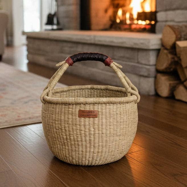 Nala Large Bolga Basket for wholesale by The Taylored Collection