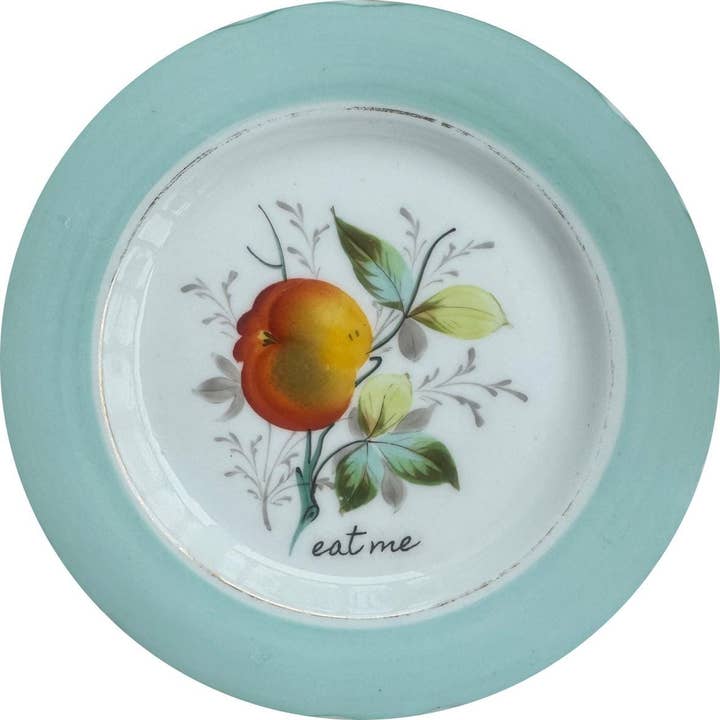 Rude Plates Vinyl Sticker 2.5” Eat Me Dirty Raunchy Vintage for wholesale by Rude Plates