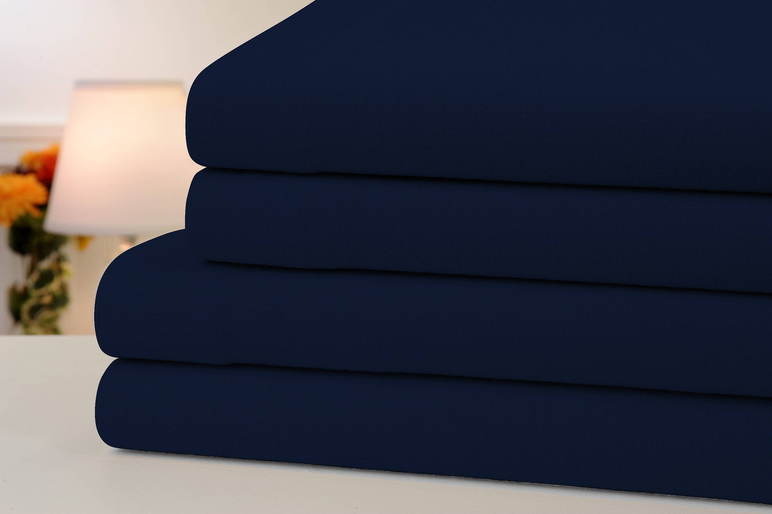 Bed Bath Fashions - Wholesale Sheet Set - Bibb Home Solid Flannel 4 Piece Sheet Set7