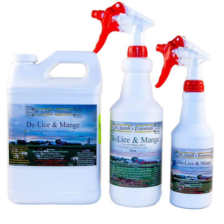 Dr. Sarah's Essentials LLC - Wholesale Insect Repellent - De-Lice & Mange Spray1