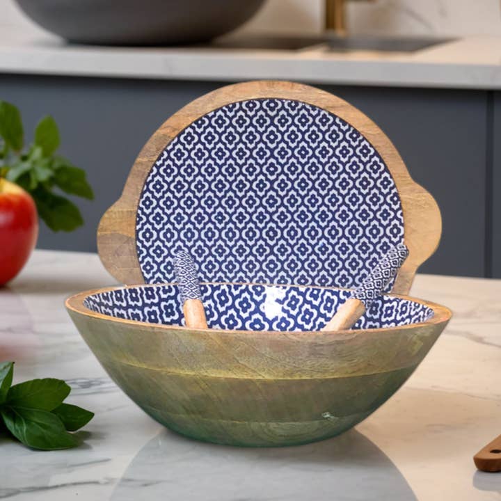 Hartsmede - Wholesale Serve Bowl - Large Serving Bowl Set with Lid & Serving Spoons Ideal Gift4