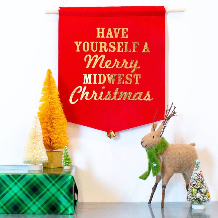 Midwest kerst muurbanner voor wholesale door Praxis Design Studio