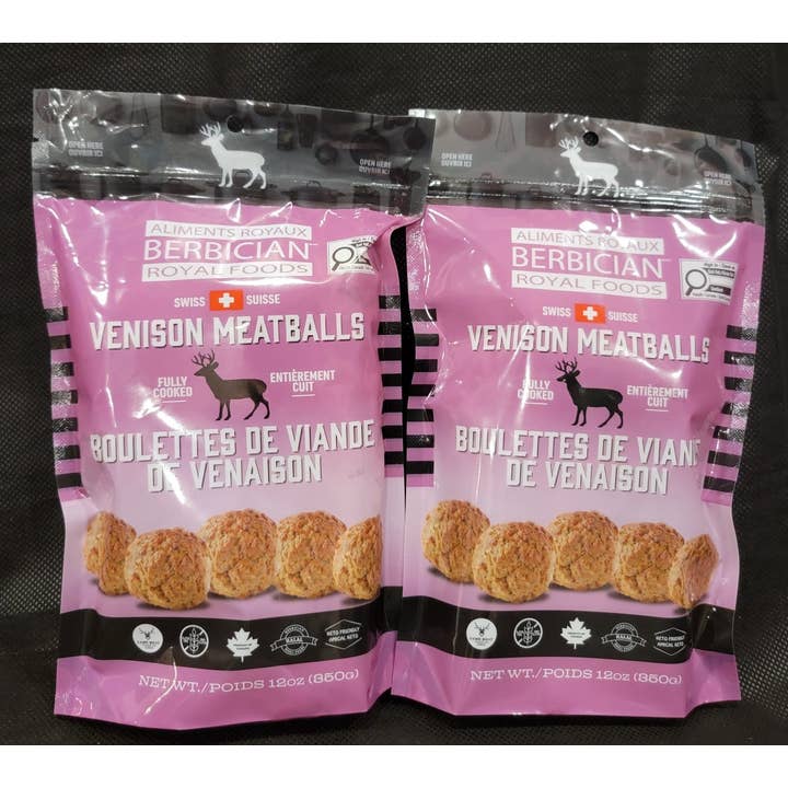 Berbician - Wholesale Sausage - Fully Cooked Halal Venison Meatballs