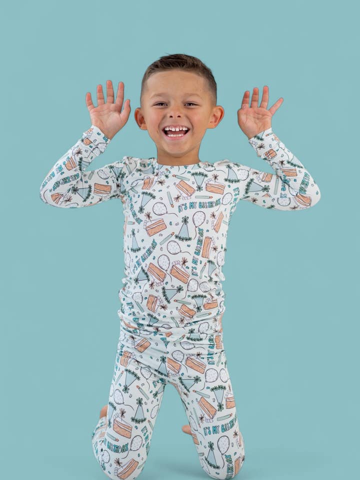Dream Big Little Co. - Wholesale Sleepwear Set - Kids - BIRTHDAY BASH DREAM SET17