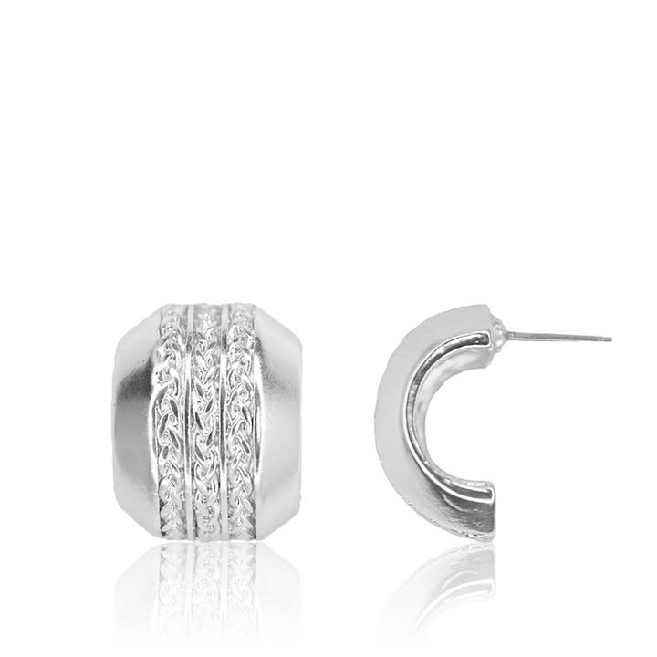 KARINE SULTAN - Wholesale Hoop Earrings - Mini Braided Hoops