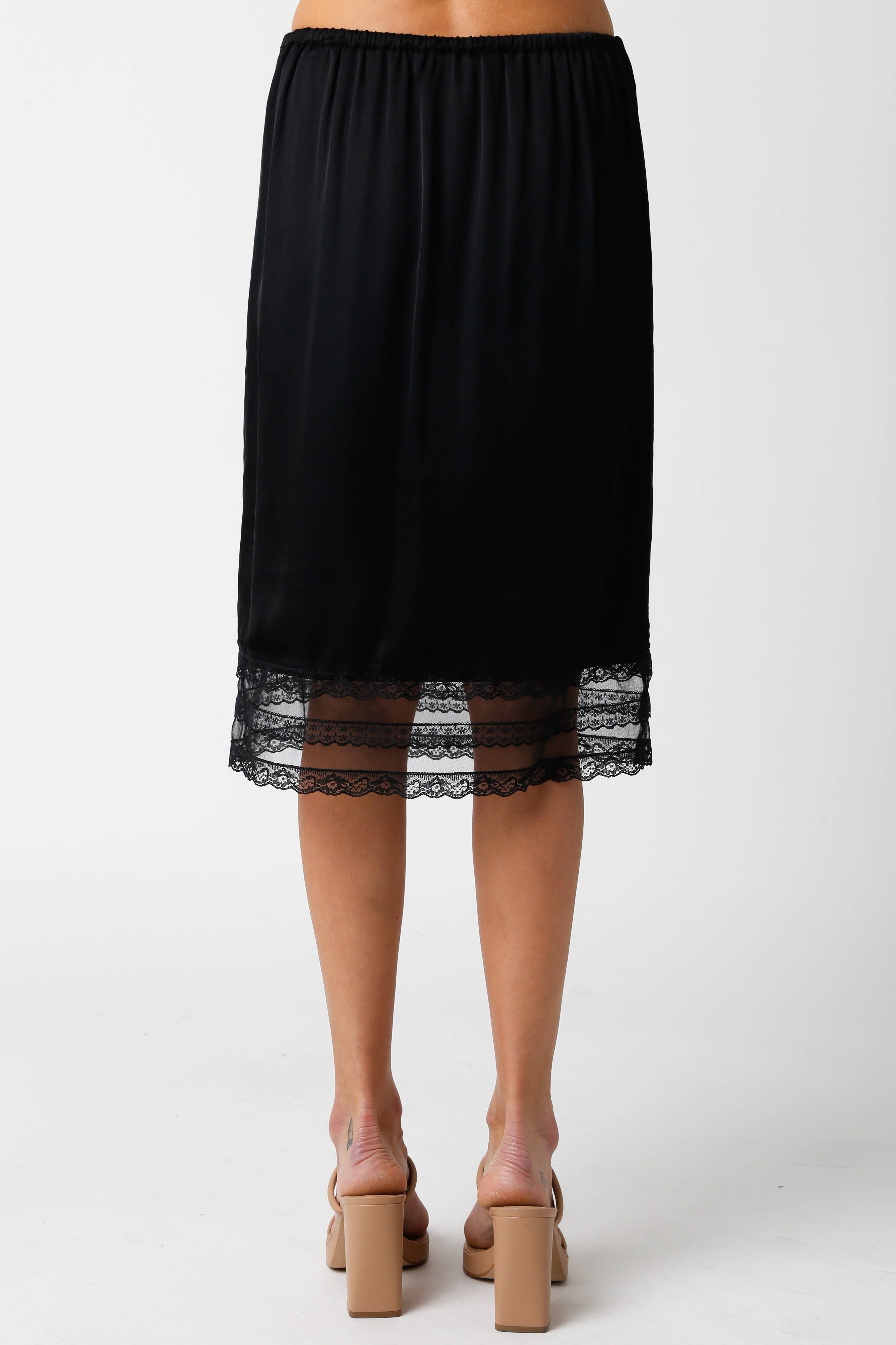 Olivaceous - Wholesale Rok - Dames - Lyra Satijnen Rok2