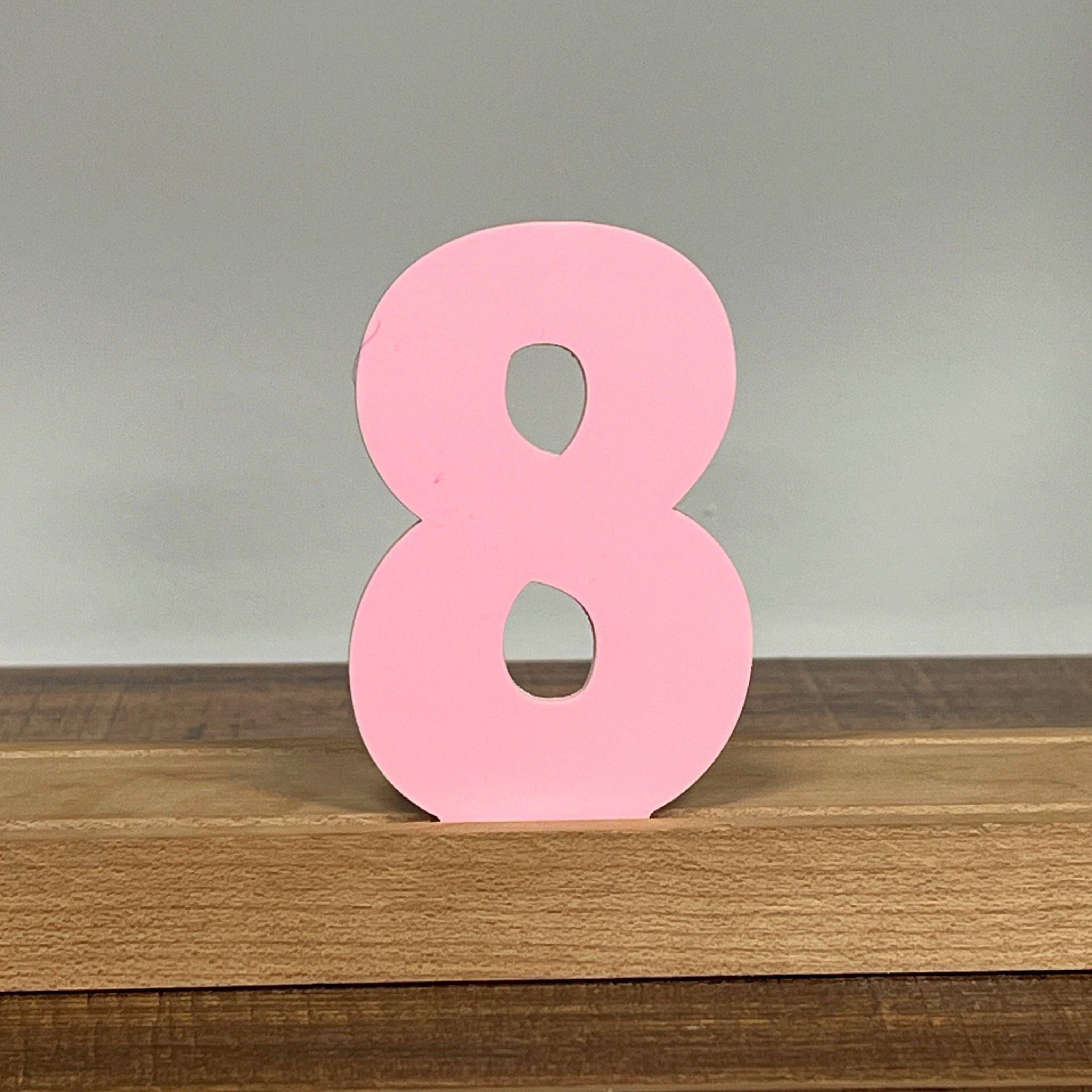 Artifacture - Wholesale Sign - Kryliq Individual Letters: 3" Craftsman Style- Matte Pastel Pink36