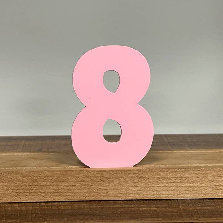 Artifacture - Wholesale Sign - Kryliq Individual Letters: 3" Craftsman Style- Matte Pastel Pink36