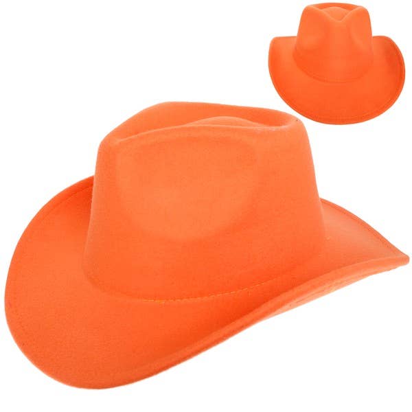 anbfashion - Vente Chapeau de cowboy – femme - CHAPEAU DE COWBOY À LARGE BORD EN FEUTRE OCCIDENTAL À LA MODE HTF29055