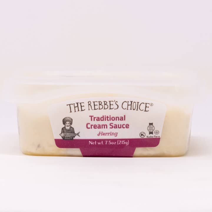 Traditional Cream Sauce Herring for wholesale by The Rebbe's Choice