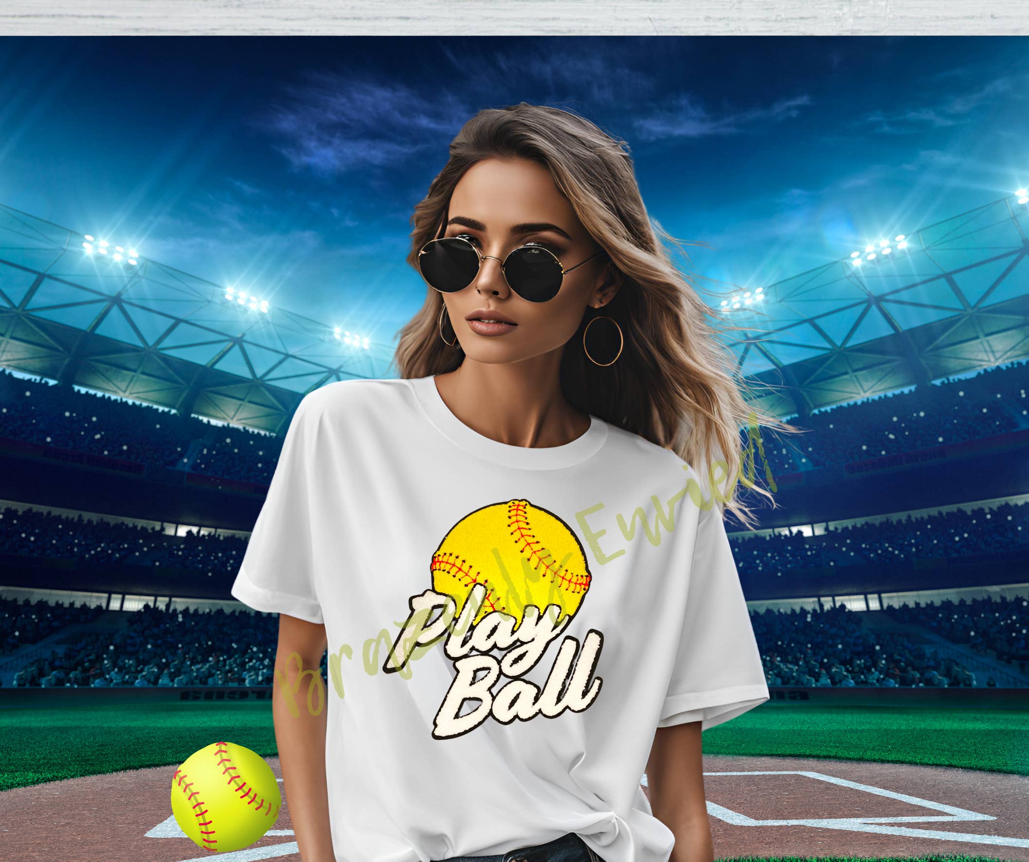 Brazenly Envied - Wholesale Patch - New Sports Patch Game Day Ready Chenille Patch Softball Patc