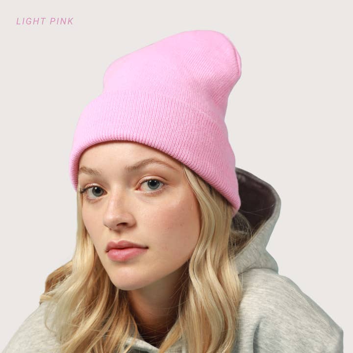 CHOK.LIDS Plain Beanie Hat Skull Cap for wholesale by ChoKoLids