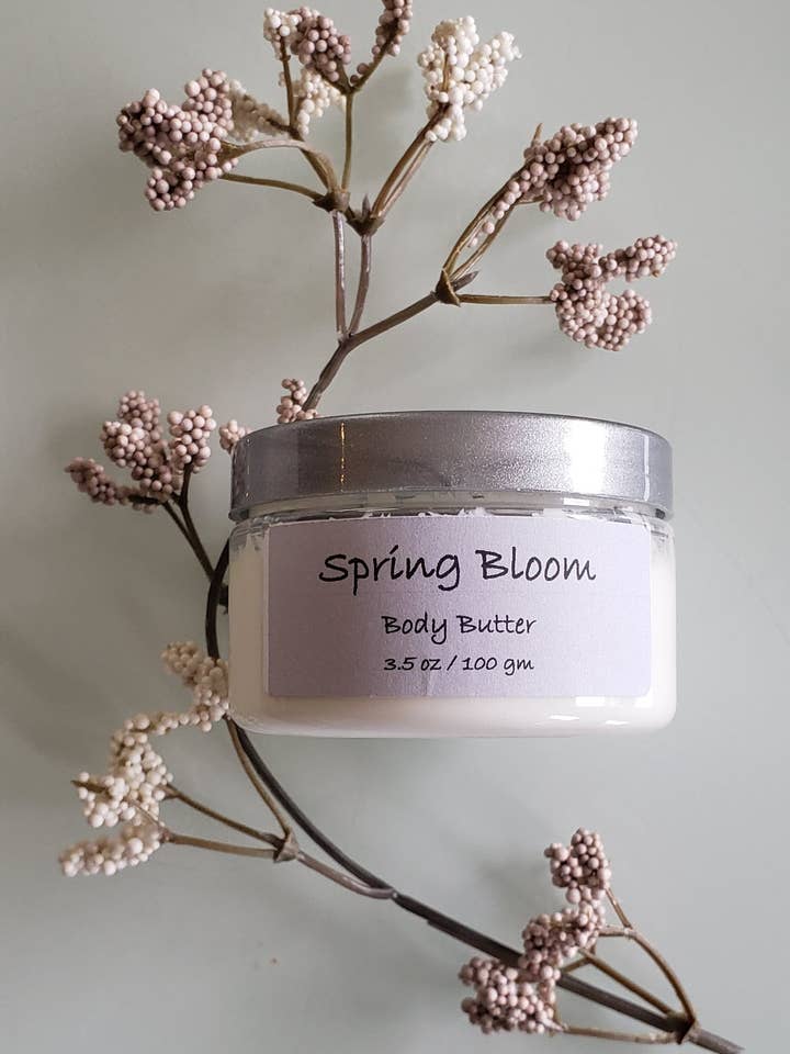 Spring Bloom Body Butter - 3.5 oz / 100 gm for wholesale by Pink Peppercorn