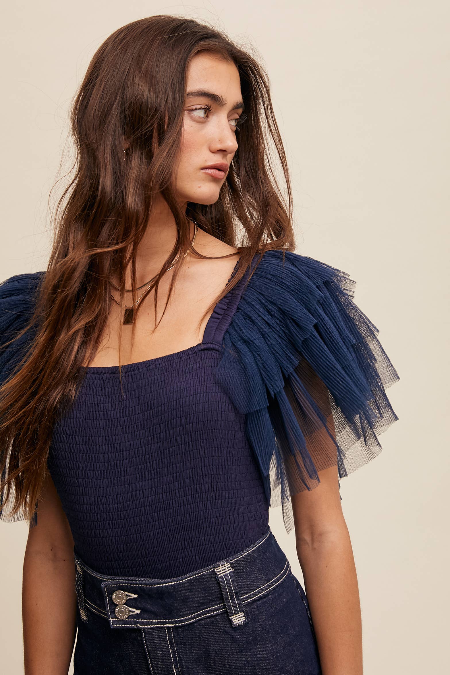 Listicle – Bodysuit - Mulher por atacado – Body Elegância Plissada23