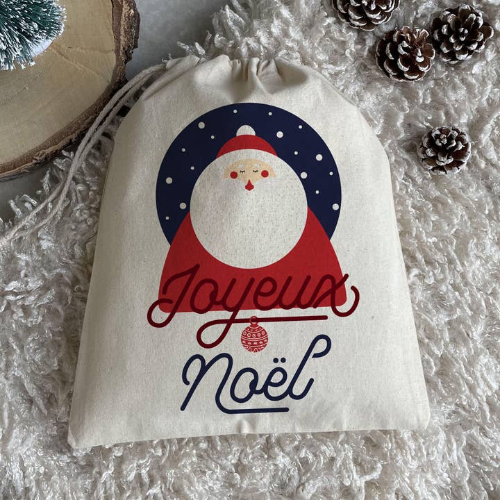 Merry Christmas gift bag for wholesale by Juste un t-shirt
