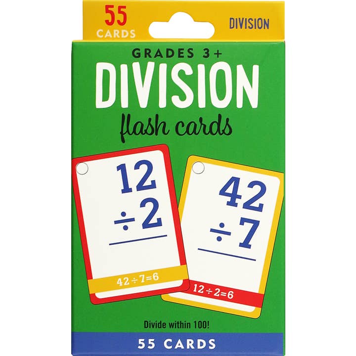 Peter Pauper Press - Wholesale Learning Cards - Kids & Baby - Division Flash Cards